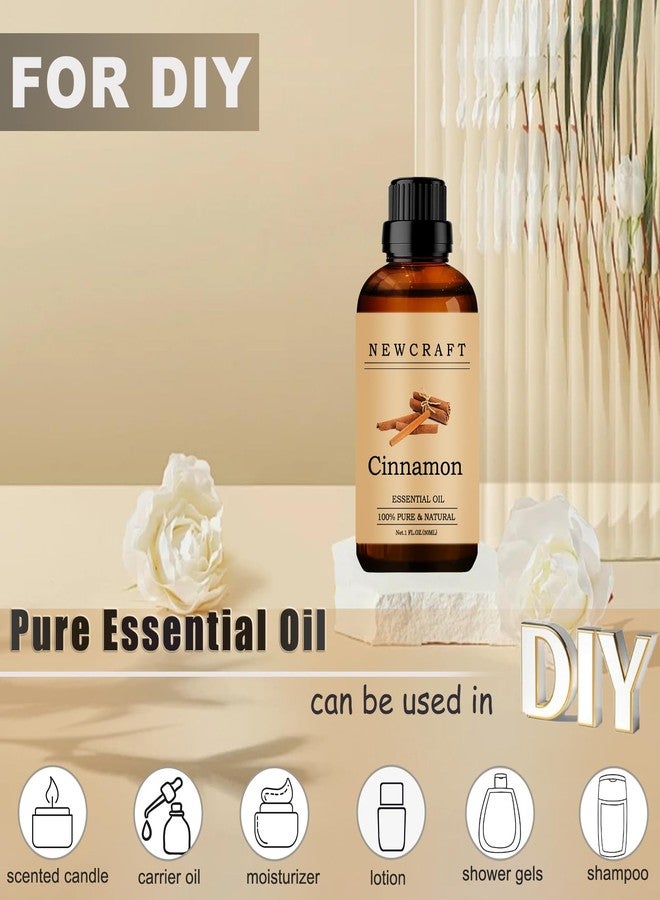 NewCraft Cinnamon Essential Oils, 30ML 100% Pure and Natural Essential Oil with Dropper for Aromatherapy Diffuser - 1 Fl Oz/Cinnamon - Image 4